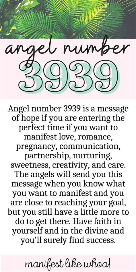 Angel Number 3939 Meaning: Love, Twin Flame。